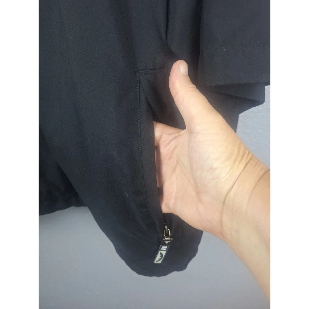 Sun Mountain StormTight Mens XL Black Short Sleeve Golf Rain Jacket Full Zip